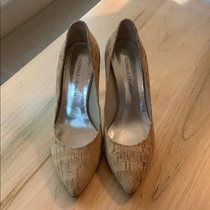 Donald J. Pliner Cork Heels